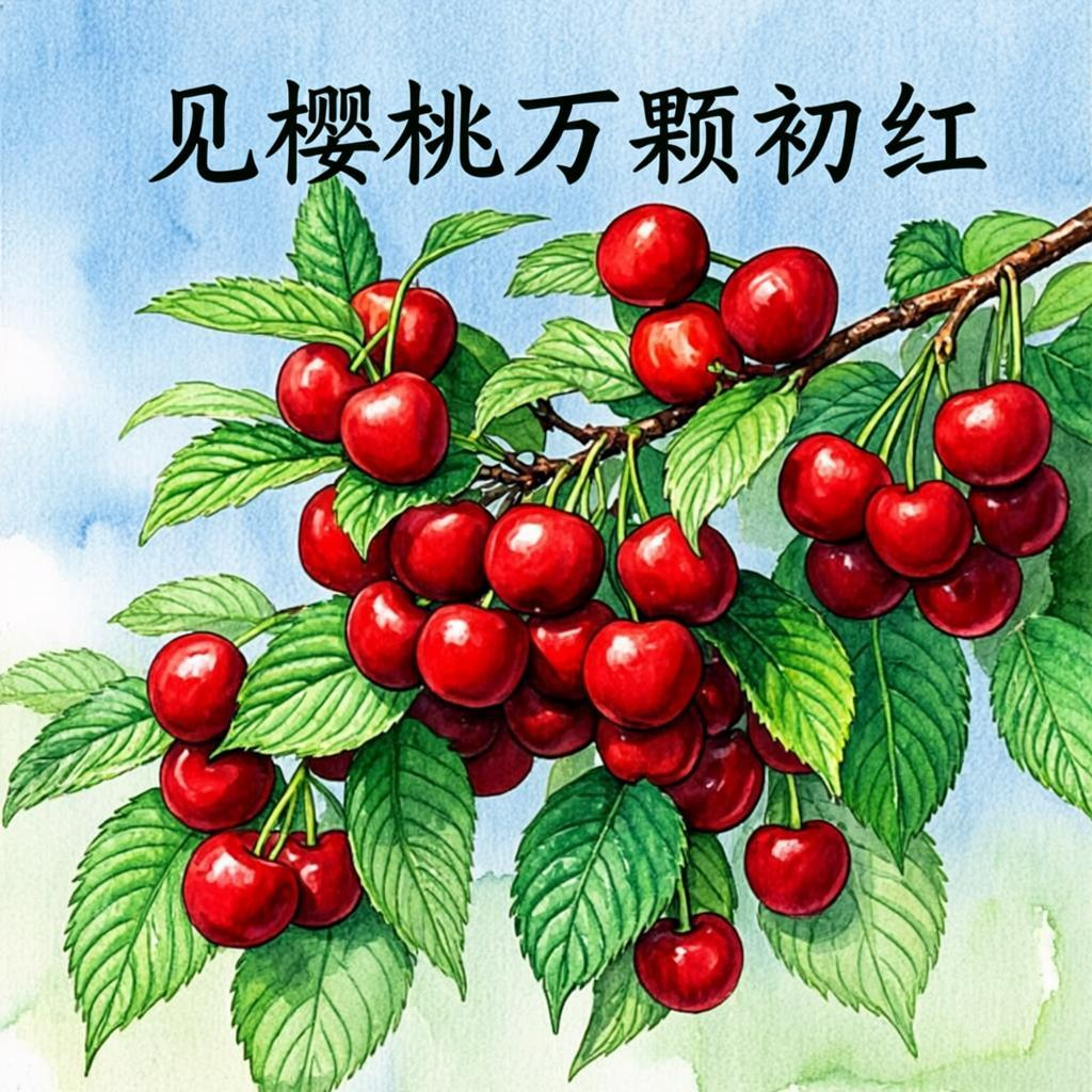 见樱桃万颗初红打一个生肖,答案释义解释 见樱桃万颗初红打一个生肖,答案释义解释