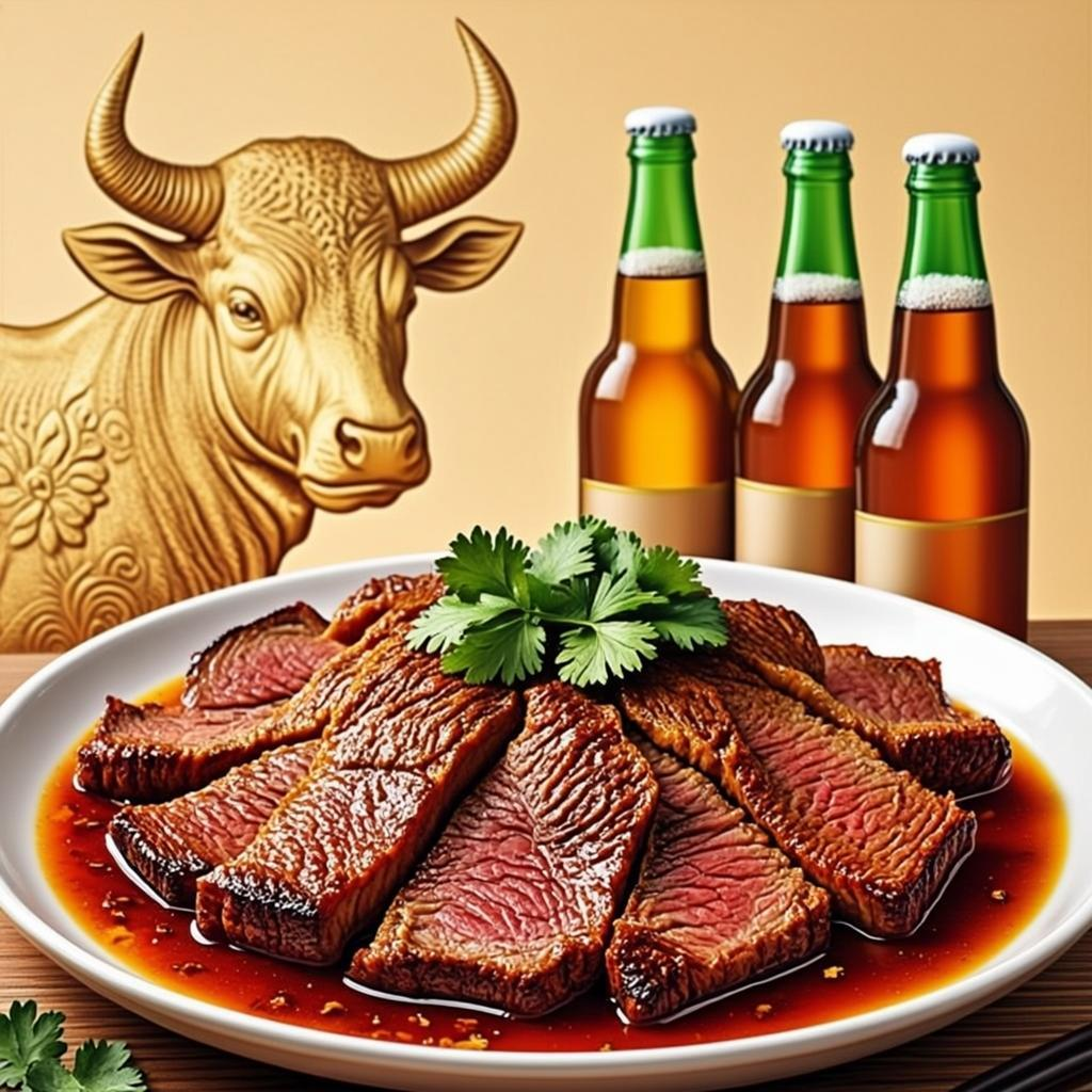 一份五香牛肉,六瓶啤酒打一个生肖,文化内涵解读 一份五香牛肉,六瓶啤酒打一个生肖,文化内涵解读