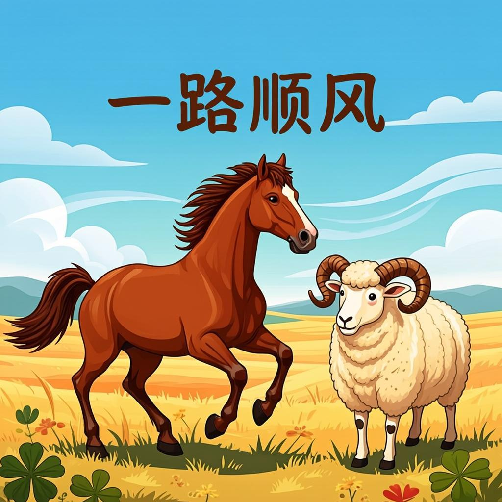 马羊一路顺风开是什么生肖，经典料解释