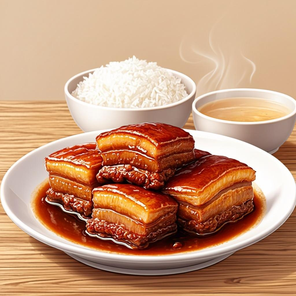 一份红烧肉配米饭，再来碗汤是什么生肖，重点诠释解释