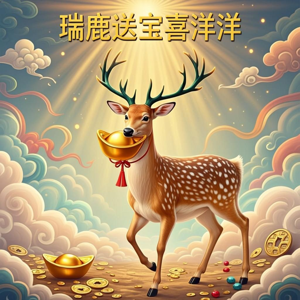 瑞鹿送宝喜洋洋打一生肖，精准解答解释