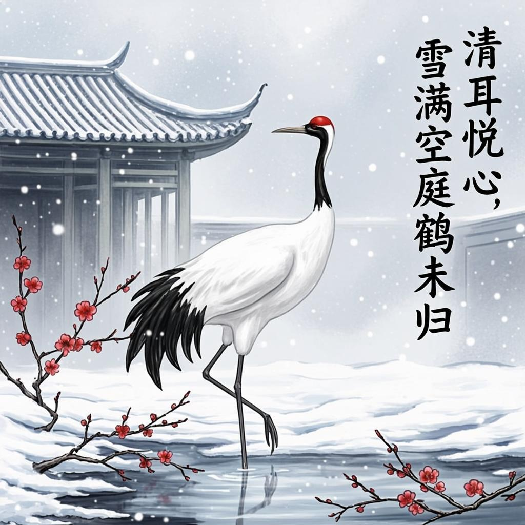 清耳悦心,意兴如酥。雪满空庭鹤未归是什么生肖,完美解析 清耳悦心,意兴如酥。雪满空庭鹤未归是什么生肖,完美解析