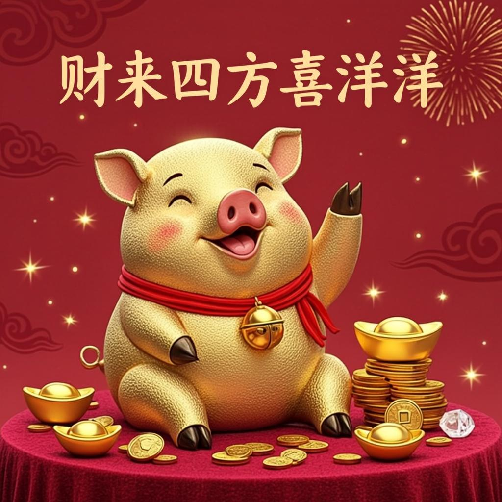 财来四方喜洋洋打一生肖，作答解释解析