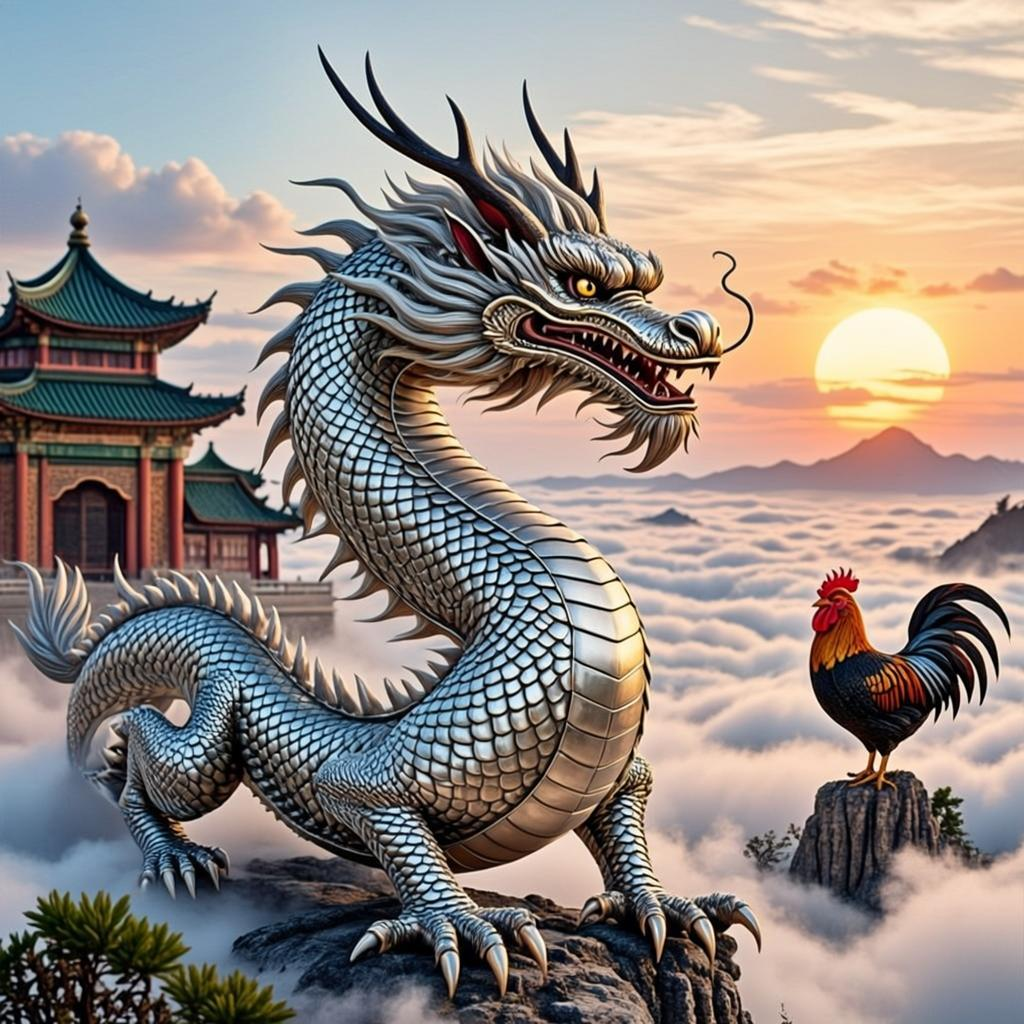 苍龙阙下君不来，待鸡鸣日出罗浮打一个生肖，词语解读